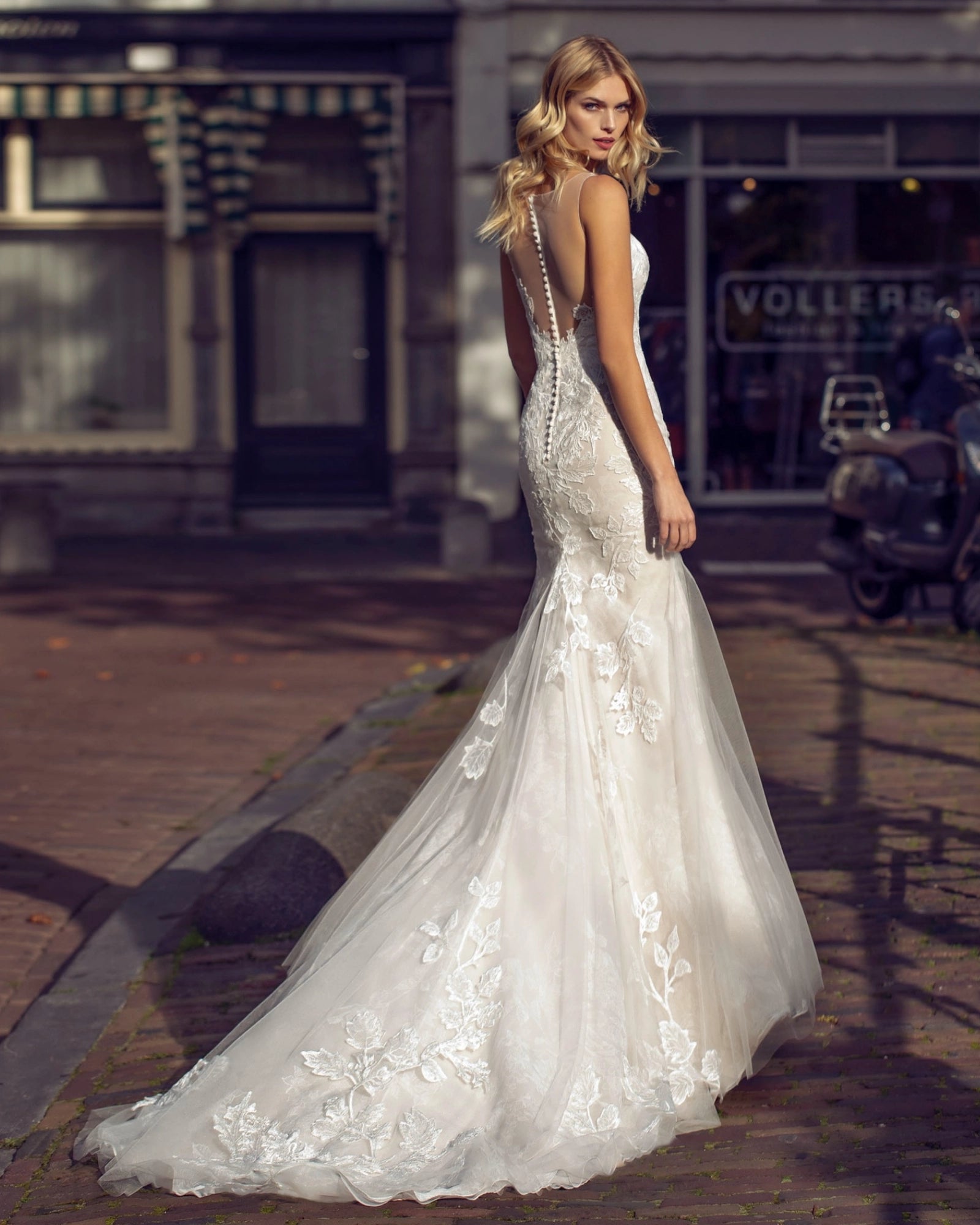 Carmen DD056 Off White And Nude Lining Lace