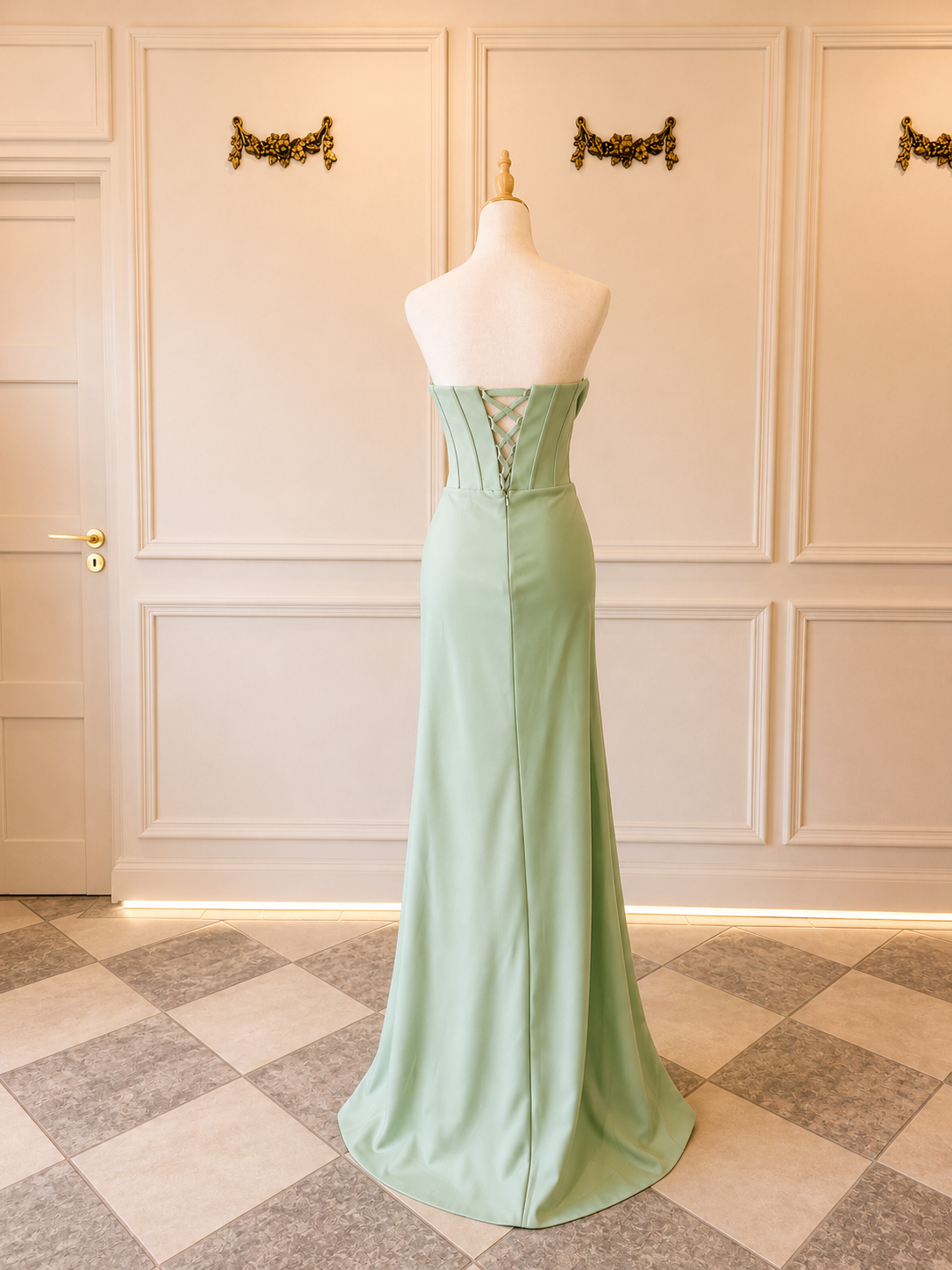 Courtney – DDC080 Mint Green Dress Size 10