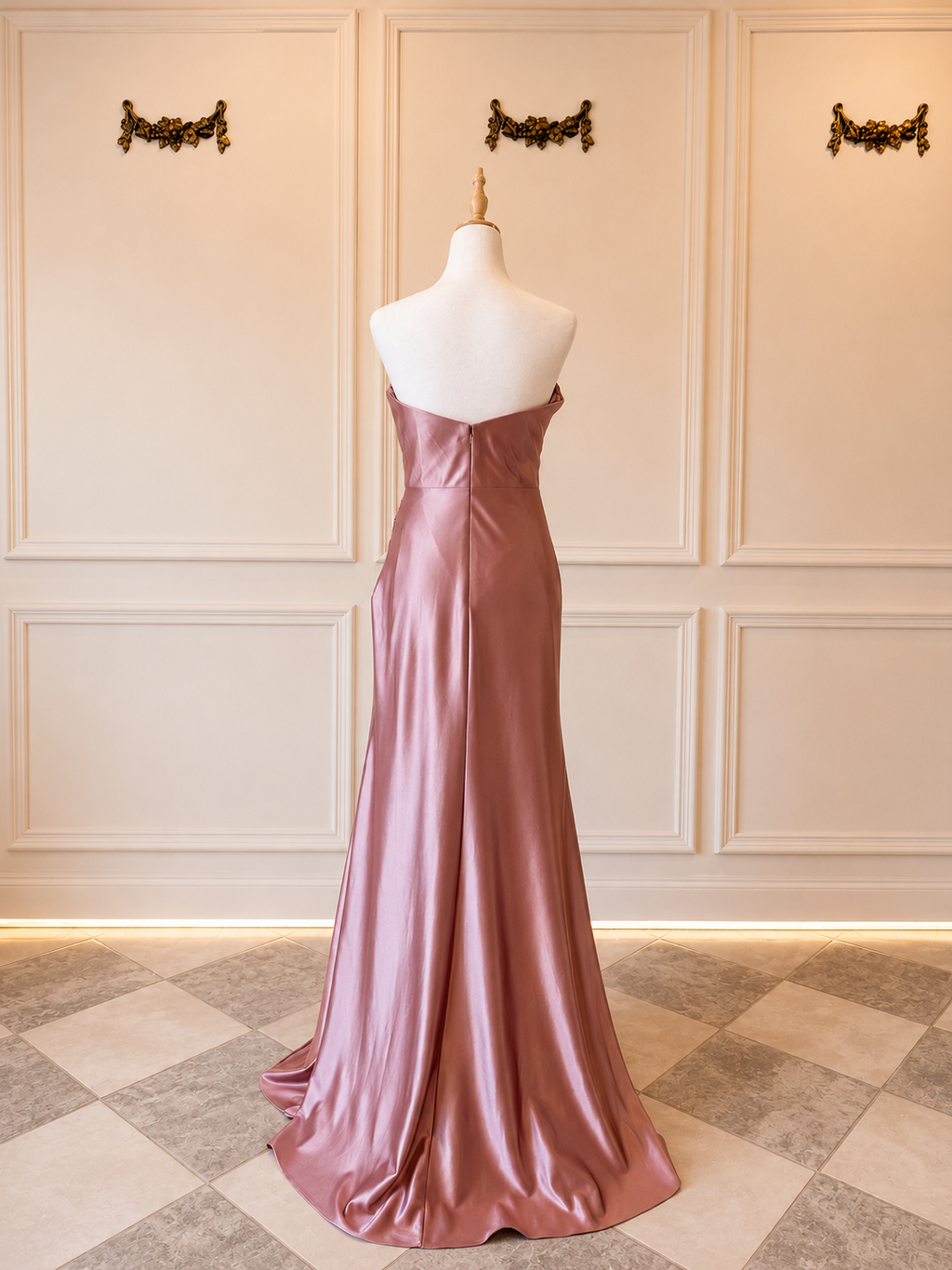 Delia – DDC081 Dusty Pink Metalic Size 6