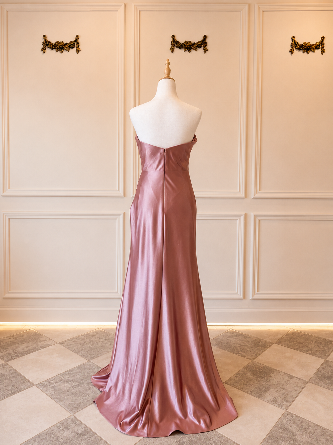 Delia – DDC081 Dusty Pink Metalic Size 6